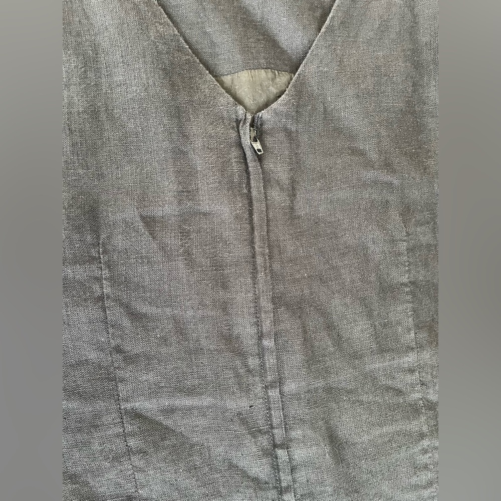 Richard Malcolm Black Irish Linen Sheath Dress - Picture 4 of 9